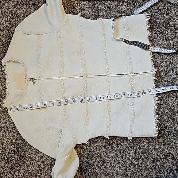 STUNNING REBECCA TAYLOR textured tweed frill jacket - Picture 9 of 14